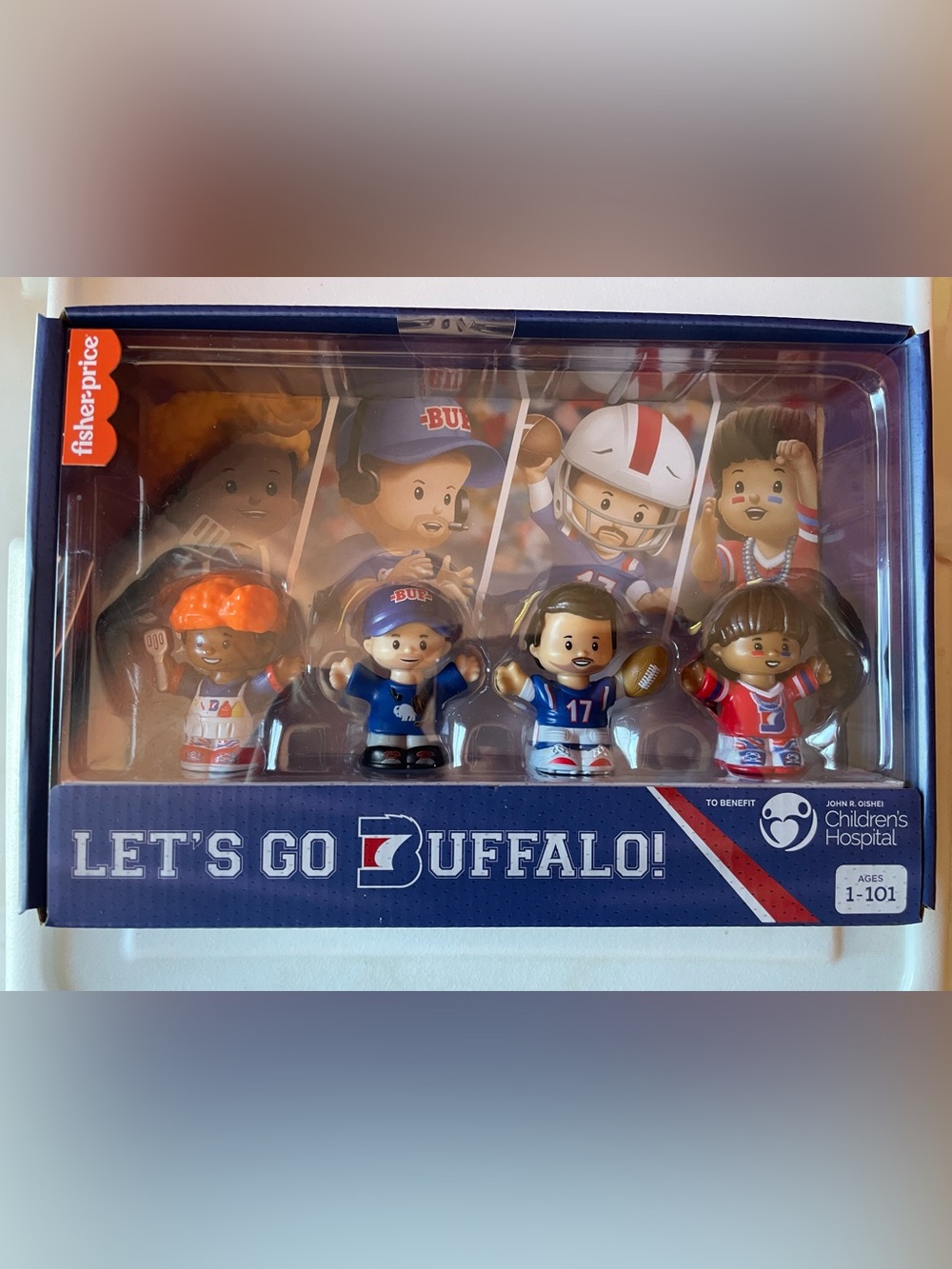 Buffalo Bills Little People Fisher Price 2021 First Edition In Original Box RARE